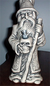 Wizard with Skull