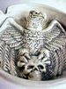 Eagle sitting on skull ashtray #4